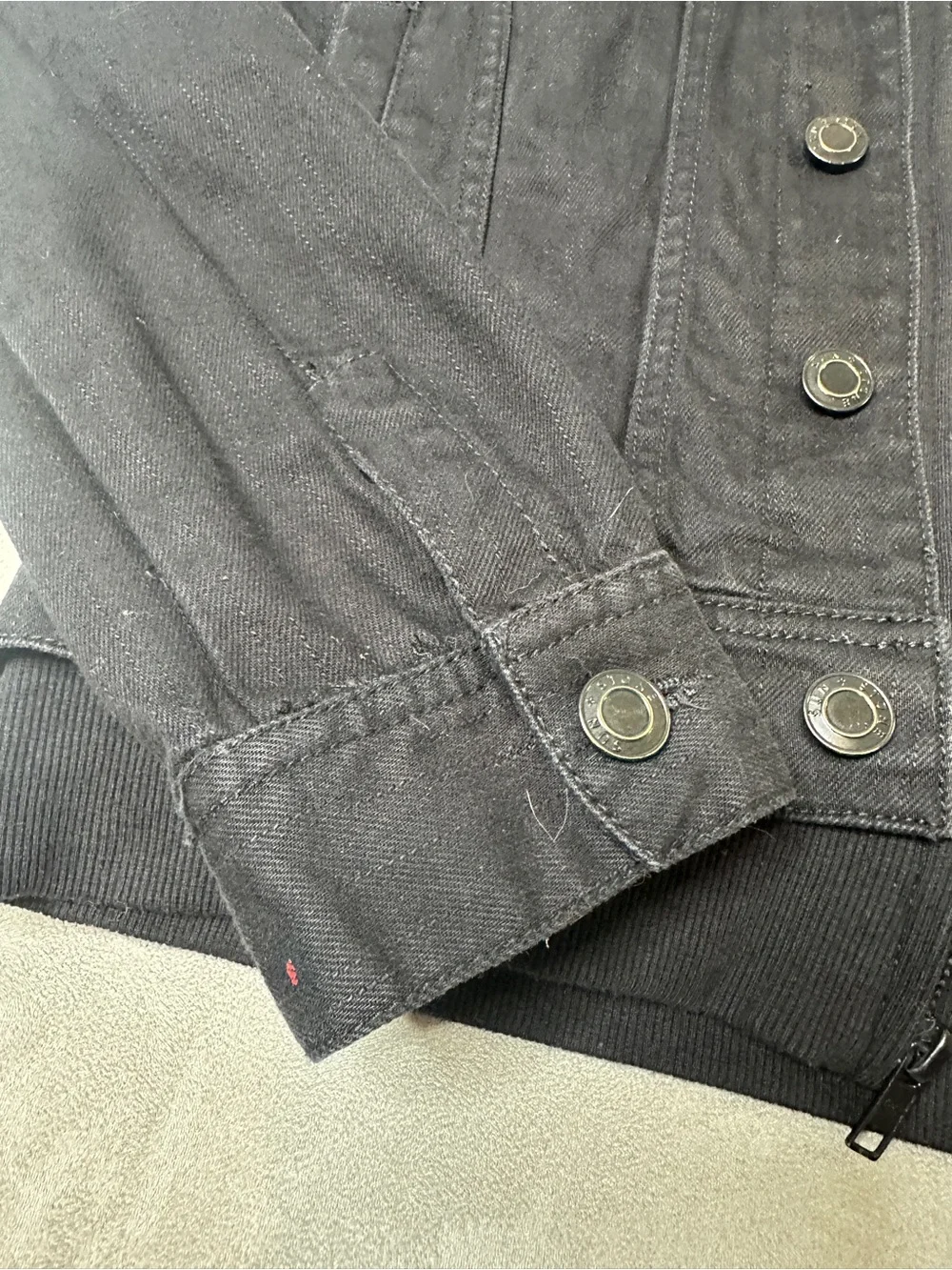 Sun + Stone Black Zip Hoodie